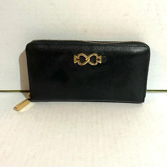 Kate spade black leather wallet - Picture 1 of 9